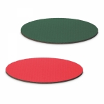 Dekoplatte -S-<br/>Rot/Grün oval<br/>200 x 150 mm