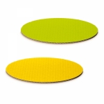 Dekoplatte -S-<br/>Limette/Gelb oval<br/>200 x 150 mm