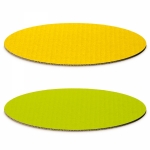 Dekoplatte -M-<br/>Limette/Gelb oval<br/>300 x 200 mm