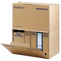 Archivcontainer<br/>B 51,0 x T 36,0 x H 33,0 cm <br/>54,7 l Fassungsvermögen<br/>Material: Karton<br/>Fb. braun