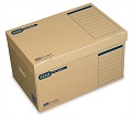 Archivcontainer<br/>B 54,5 x T 36,0 x H 32,0 cm<br/>57,7 l Fassungsvermögen<br/>Material: Karton<br/>Fb. braun