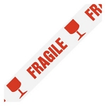 <b>Fragile<br/>rot auf weiß</b><br/>50 mm x 66 m<br/>Gesamtstärke: 55 µ