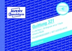 AVERY Zweckform <br/>Formularbuch 321 <br/>Quittung, inkl. MwSt.<br/>DIN A6 quer