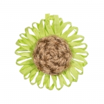 Sticker Cottonflower<br/>grün/natur<br/>Ø 5,7 cm