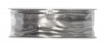 Geschenkband Metallic<br/>Silber<br/>25 mm x 25 m