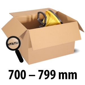 Große 1-wellige Kartons in Braun - Kartonlängen von 700 mm - 799 mm